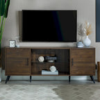 60-inch Mid-Century Modern 2-Door TV Stand