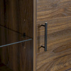 60-inch Mid-Century Modern 2-Door TV Stand