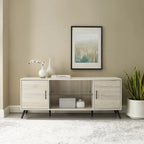 60-inch Mid-Century Modern 2-Door TV Stand