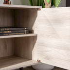 60-inch Mid-Century Modern 2-Door TV Stand
