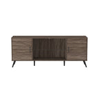 60-inch Mid-Century Modern 2-Door TV Stand