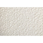 Cream White 31 Boucle Upholstered Barrel Chair with Swivel Base