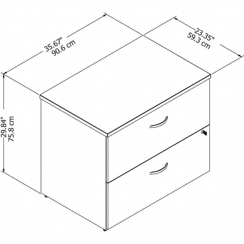 2-drawer Lateral File Cabinet