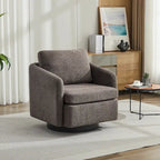Chenille Swivel Accent Chair with Sleek Modern Design and Plush Cushioning - 31.5W