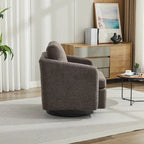 Chenille Swivel Accent Chair with Sleek Modern Design and Plush Cushioning - 31.5W
