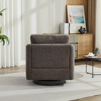 Chenille Swivel Accent Chair with Sleek Modern Design and Plush Cushioning - 31.5W