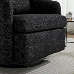 Chenille Swivel Accent Chair with Sleek Modern Design and Plush Cushioning - 31.5W