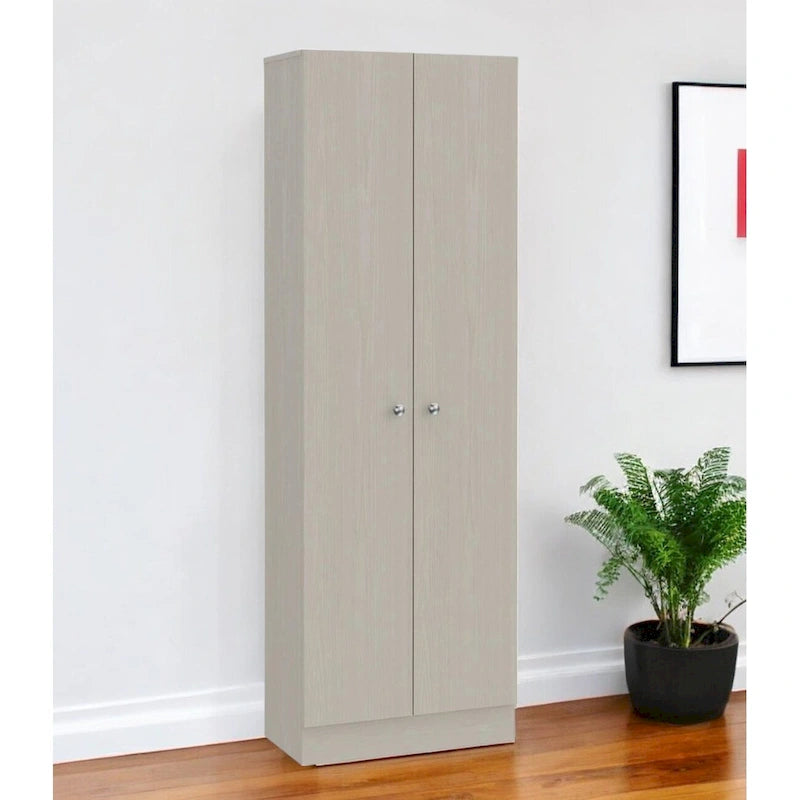 71 Light Gray Wood Pantry or Storage Closet - 23.6' X '70.8' X '11.8