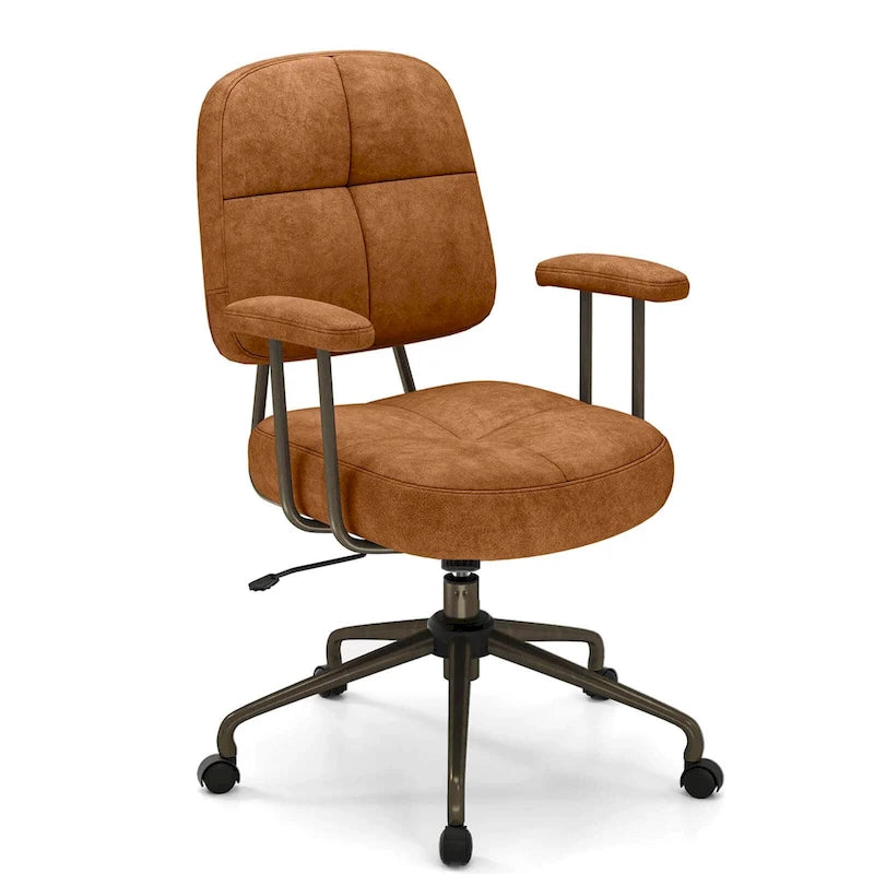 Home Office Chair Leathaire Upholstered Task Chair with - See Details