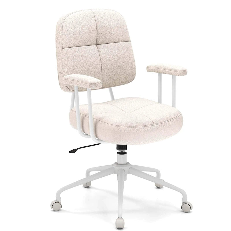 Home Office Chair Leathaire Upholstered Task Chair with - See Details