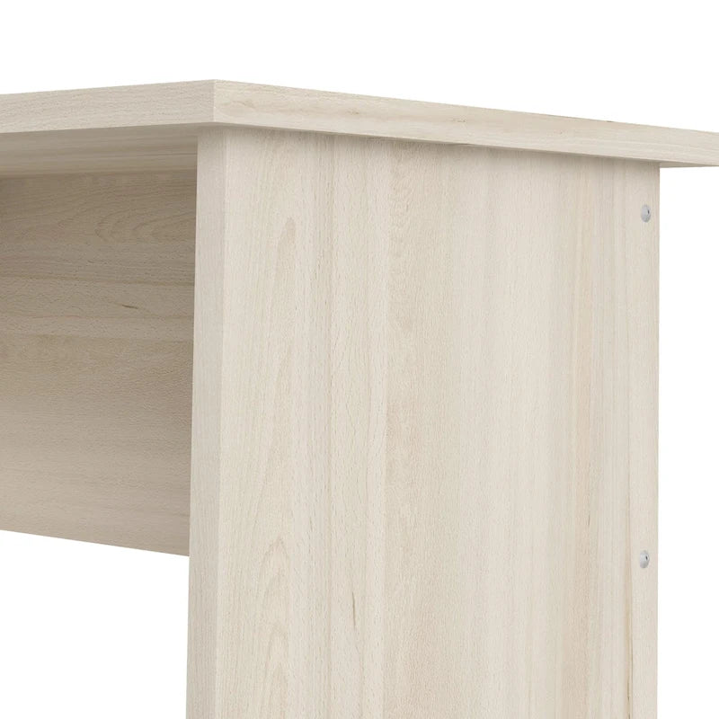 4-Drawer Desk with Open Shelf