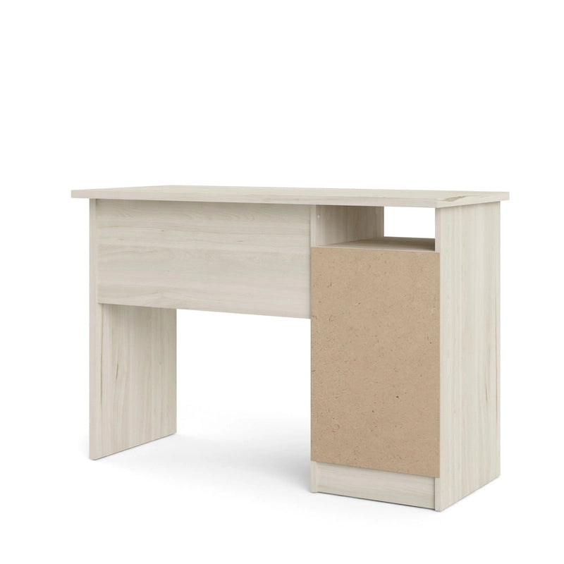 4-Drawer Desk with Open Shelf