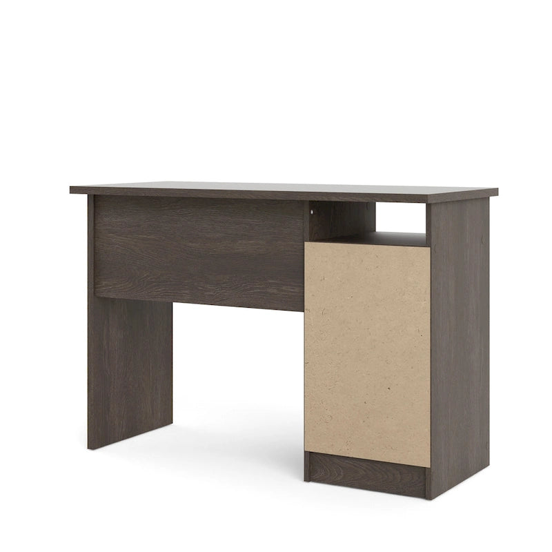 4-Drawer Desk with Open Shelf