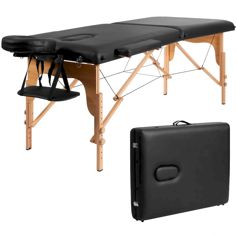 84L Portable Massage Table Adjustable Facial Spa Bed Tattoo