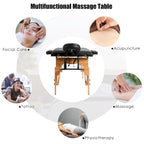 84L Portable Massage Table Adjustable Facial Spa Bed Tattoo