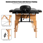 84L Portable Massage Table Adjustable Facial Spa Bed Tattoo