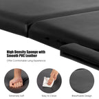 84L Portable Massage Table Adjustable Facial Spa Bed Tattoo