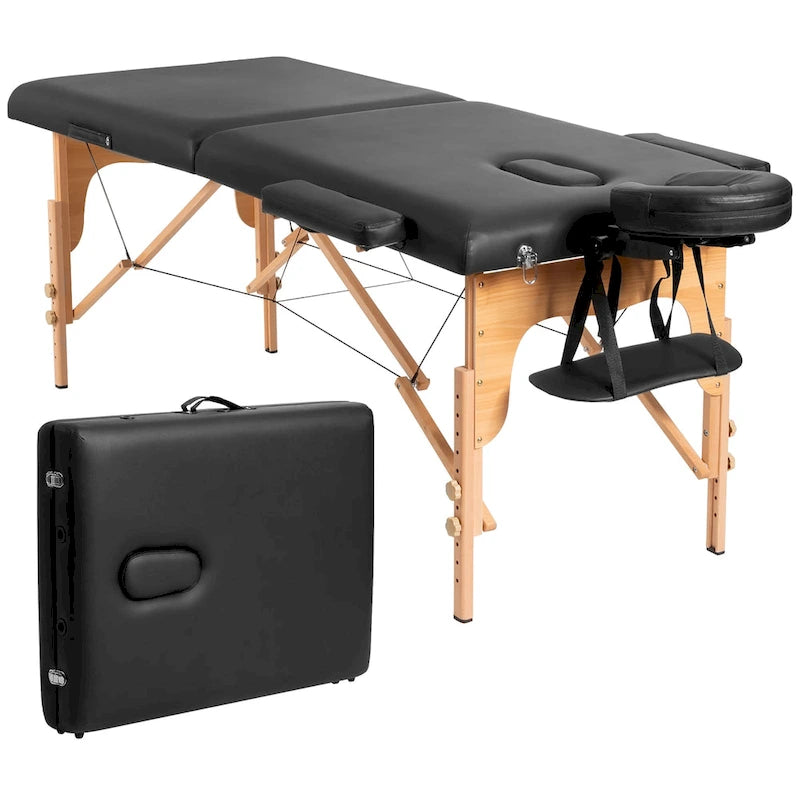 84L Portable Massage Table Adjustable Facial Spa Bed Tattoo