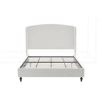 Minimalist Wingback Upholstered King Bed for Dreamy Sleep and Stylish Bedroom