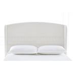 Minimalist Wingback Upholstered King Bed for Dreamy Sleep and Stylish Bedroom