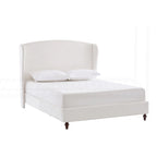 Minimalist Wingback Upholstered King Bed for Dreamy Sleep and Stylish Bedroom