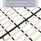 Minimalist Wingback Upholstered King Bed for Dreamy Sleep and Stylish Bedroom