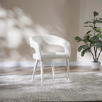 Boucle Upholstered Dining Chair (set of 6)