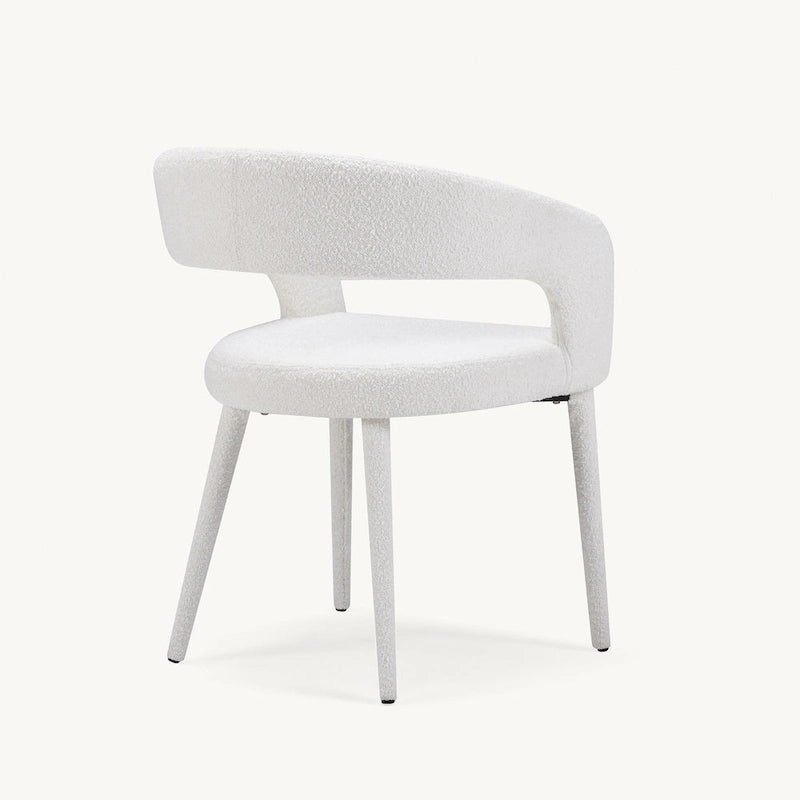 Boucle Upholstered Dining Chair (set of 6)