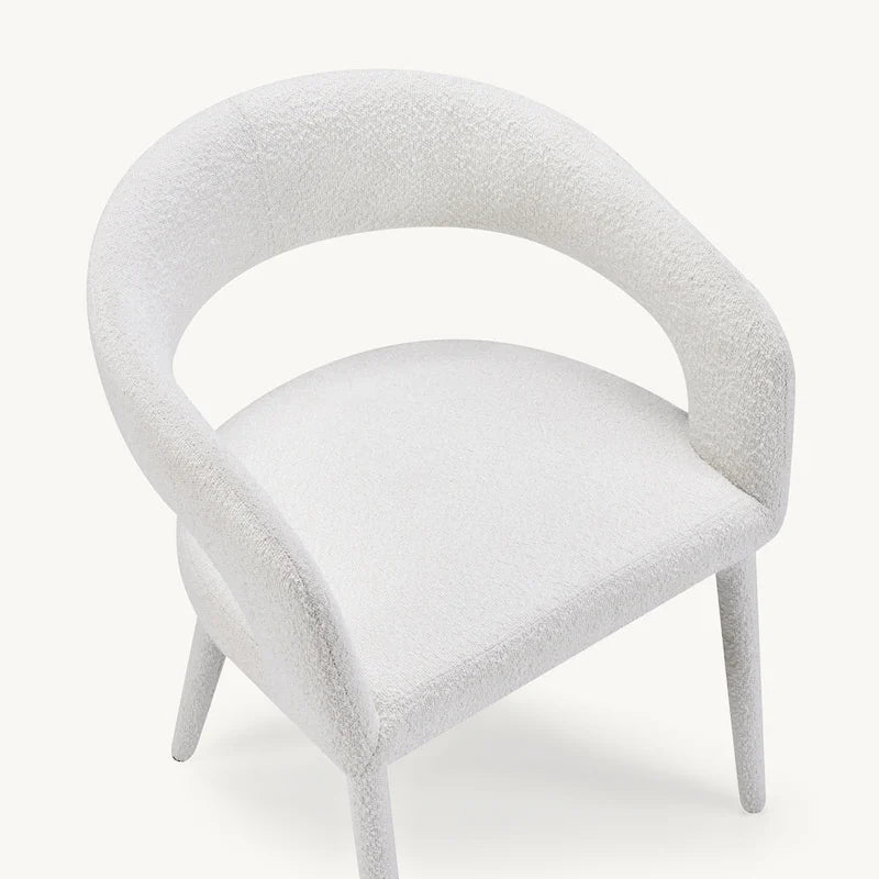 Boucle Upholstered Dining Chair (set of 6)