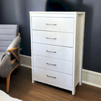 5 Drawer Upright Dresser