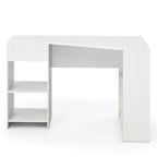 Computer Desk with Drawer and Storage Shelves for Home