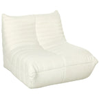 Bean Bag Chair with Teddy Fleece and High-Density Foam