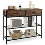 Console Entryway Sofa Table with 2 Drawers for Entrance Living