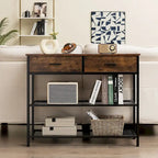 Console Entryway Sofa Table with 2 Drawers for Entrance Living