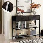 Console Entryway Sofa Table with 2 Drawers for Entrance Living