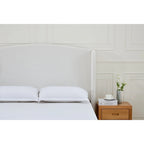 Headboard Upholstered Wingback Platform Bed