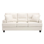 Faux Leather 2 Piece Chair and Sofa Set