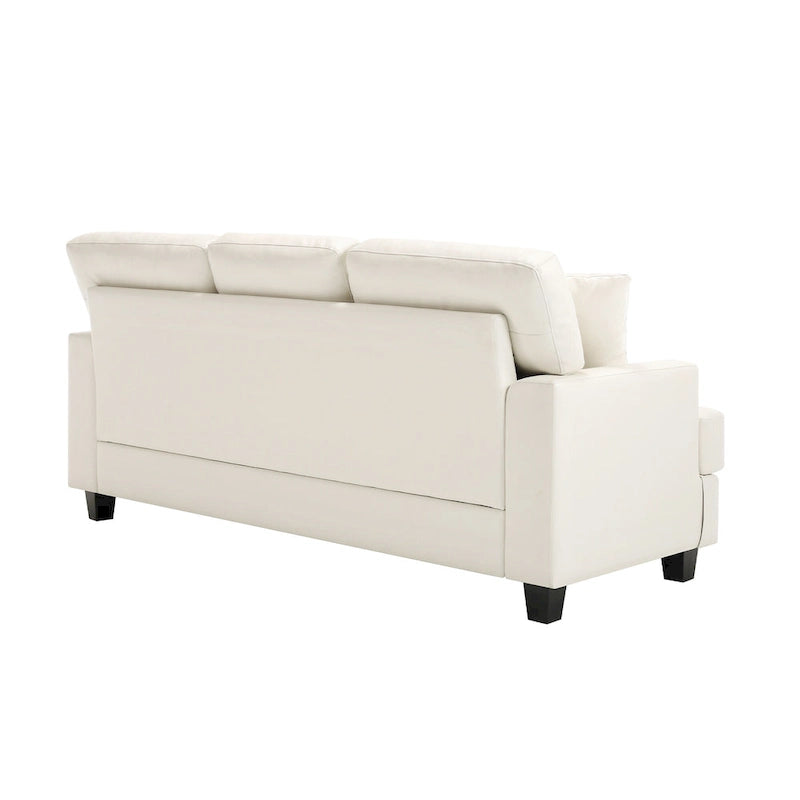 Faux Leather 2 Piece Chair and Sofa Set