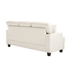Faux Leather 2 Piece Chair and Sofa Set