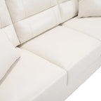 Faux Leather 2 Piece Chair and Sofa Set