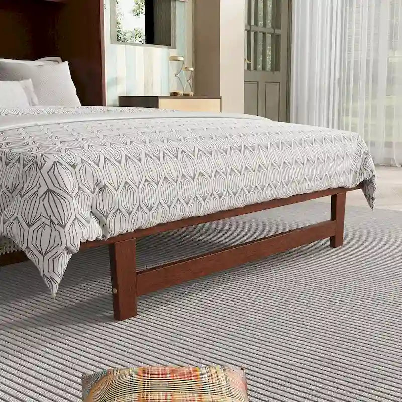 Queen Size Murphy Bed with Storage Functionality