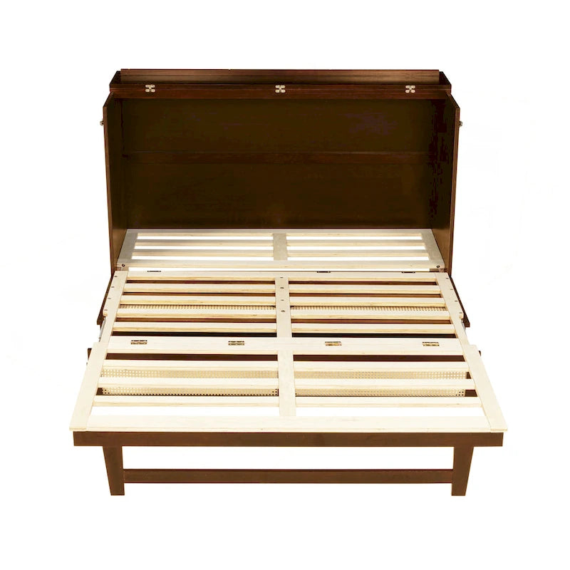 Queen Size Murphy Bed with Storage Functionality