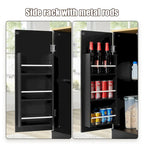 53-inch Large Kitchen Island with Trash Can Storage Cabinet(stool Not Included)