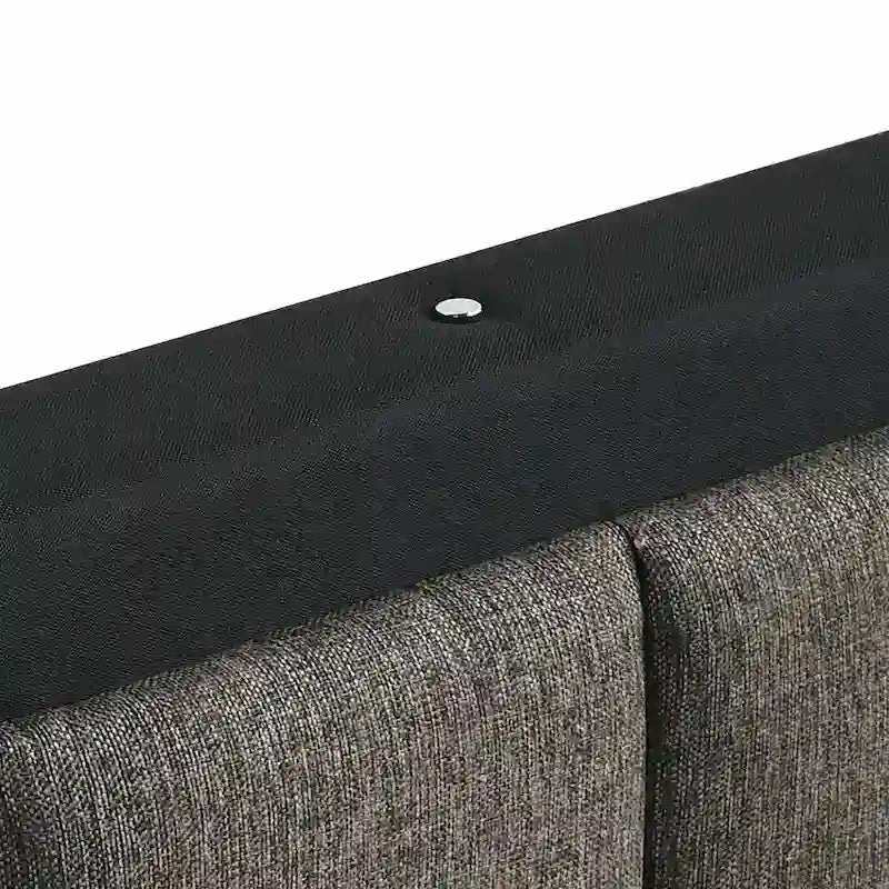 Modern Dark Brown Extended Wall Panel Bed with Reading Lights
