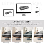 Couch Corduroy Sectional Sofa with USB, Chaise, Cup Holder