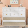 White Queen Size Murphy Bed with Storage and Large Drawers