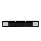 Black 82-Inch TV Stand with Push-Open Doors and LED for TVs up to 90 Inches