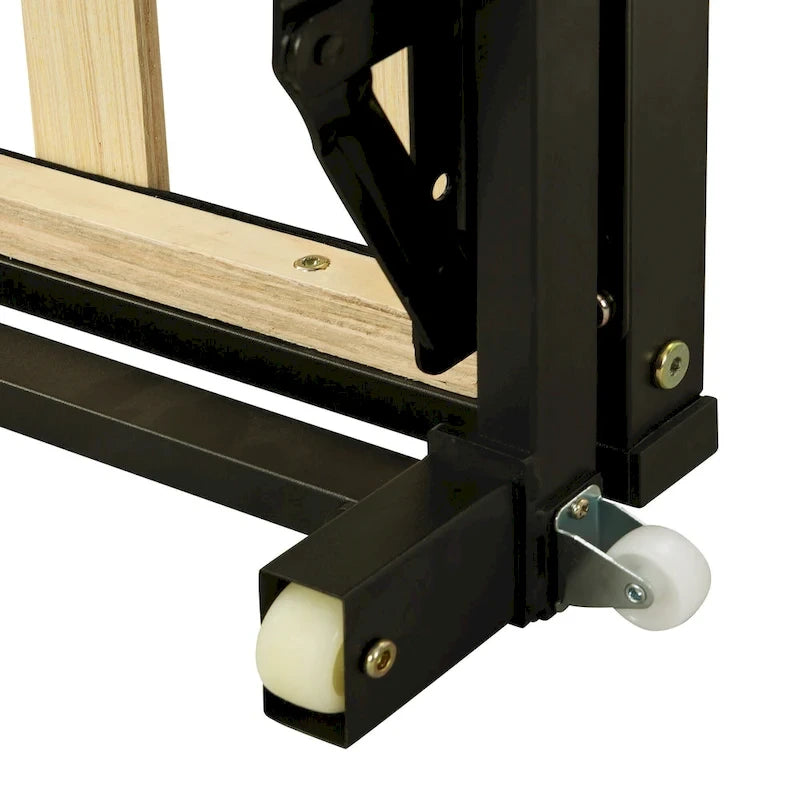 Beige Upholstered Twin Daybed with Pop-Up Trundle