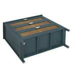 3-Drawer Bachelors Chest Cabinet with -Carved, Natural Rattan, American Furniture, Suitable for Bedroom, Living Room