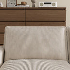 103 Corduroy Modern Classic 4-Seater Sofa with Deep Seat & 4 Pillows